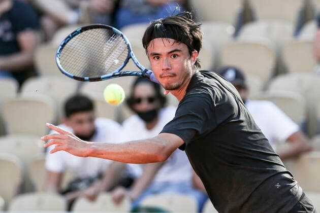 TENNIS - French Open 2021 PARIS,FRANCE,01.June.21 - TENNIS - ATP, Tennis Herren World Tour, French Open, Roland Garros, Grand Slam. Image shows Taro Daniel (JPN).  GEPAxpictures xPatrickxSteiner