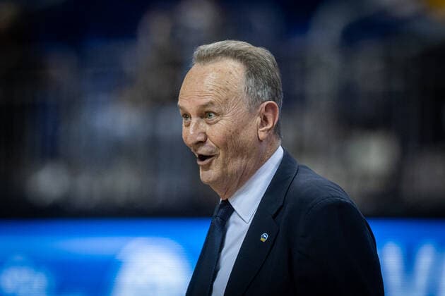 Basketball Berlin 30.05.2021 1. Bundesliga easyCredit BBL Saison 2020 2021 Playoffs Halbfinale Spiel 1 Alba Berlin - ratiopharm Ulm Aito Garcia Reneses (Alba Berlin, Trainer)