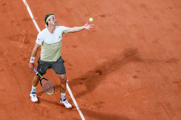 TENNIS - French Open 2021 PARIS,FRANCE,01.June.21 - TENNIS - ATP, Tennis Herren World Tour, French Open, Roland Garros, Grand Slam. Image shows Tennys Sandgren (AUS).  GEPAxpictures xPatrickxSteiner
