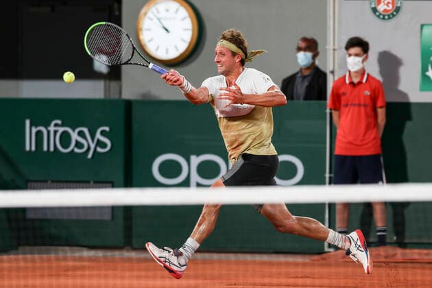 TENNIS - French Open 2021 PARIS,FRANCE,01.June.21 - TENNIS - ATP, Tennis Herren World Tour, French Open, Roland Garros, Grand Slam. Image shows Tennys Sandgren (AUS).  GEPAxpictures xPatrickxSteiner