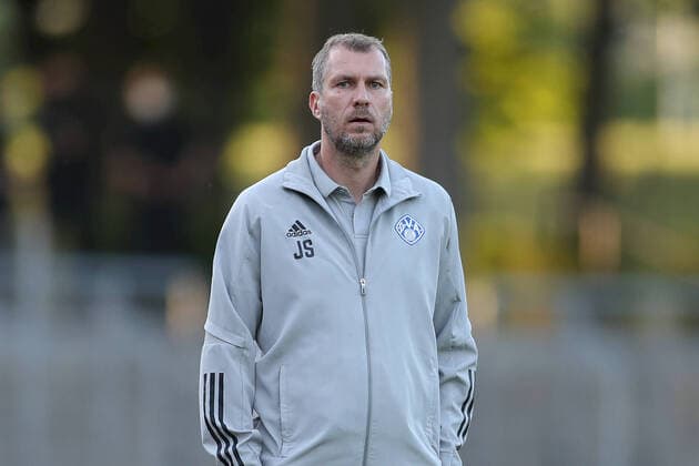 Regionalliga Bayern Play-Offs; 1. FC Schweinfurt 05 - SV Viktoria Aschaffenburg; 01.06.2021 Jochen Seitz (Cheftrainer, SV Viktoria Aschaffenburg) (DFL DFB REGULATIONS PROHIBIT ANY USE OF PHOTOGRAPHS AS IMAGE SEQUENCES AND OR QUASI-VIDEO) , Regionalliga Bayern Play-Offs, 1. FC Schweinfurt 05 - SV Viktoria Aschaffenburg, 01.06.2021, Schweinfurt, Willy-Sachs-Stadion Copyright: xBEAUTIFULxSPORTS JulienxChristx