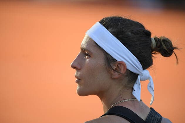 01.06.2021 Paris France, Tennis French Open Roland Garros 2021 v.l.,Andrea Petkovic (GER) in Aktion