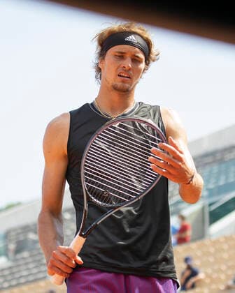 Alexander Zverev (GER) Tennis - French Open 2021 - Grand Slam - Roland Garros - Paris - - France - 2 June 2021. Copyright: xJuergenxHasenkopfx
