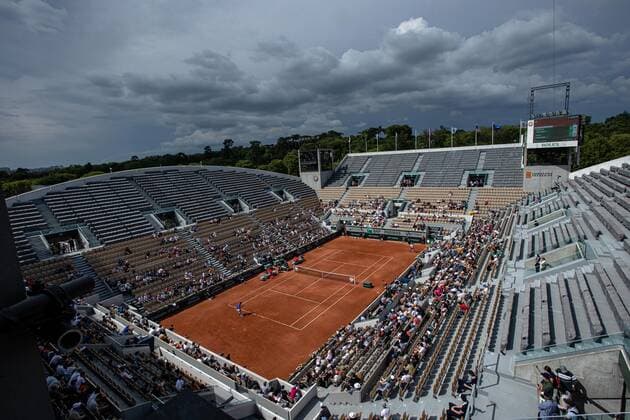 Atmosphere during the match between Stefanos TSITSIPAS of Greece and Pedro MARTINEZ of Spain on the second round of the French Open tennis tournament at Roland Garros in Paris, France, 2 June 2021. Roland Garros 2021 will run from 30 May to 13 June 2021.  Copyright: xAurelienxMorissardx