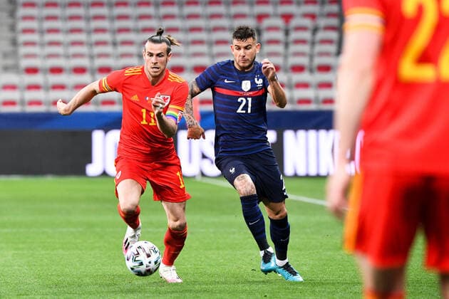 21 LUCAS HERNANDEZ (FRA) - 11 GARETH BALE (WAL) FOOTBALL : France vs Pays de Galles - Match Amical - Preparation UEFA EURO, EM, Europameisterschaft,Fussball 2020 - 02 06 2021 AnthonyBIBARD FEP Panoramic 