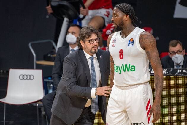 Head Coach Andrea Trinchieri (FC Bayern), !8!, FC Bayern Basketball vs. MHP Riesen Ludwigsburg BBL Playoffs, Halbfinale, 02.06.2021 Muenchen Bayern Deutschland