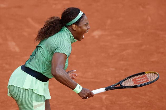 Serena Williams - Roland Garros - Second Round Serena Williams of USA plays against Mihaela Buzarnescu of Romania in the second round of the women s singles at Roland Garros on June 02, 2021 in Paris, France. Paris France taamallah-notitle210602_np1da  Copyright: xMehdixTaamallahx