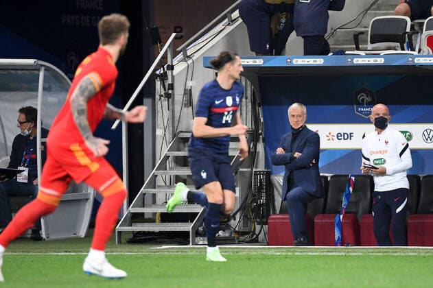 DIDIER DESCHAMPS (SELECTIONNEUR FRANCE) FOOTBALL : France vs Pays de Galles - Match Amical - Preparation UEFA EURO, EM, Europameisterschaft,Fussball 2020 - 02 06 2021 AnthonyBIBARD FEP Panoramic 