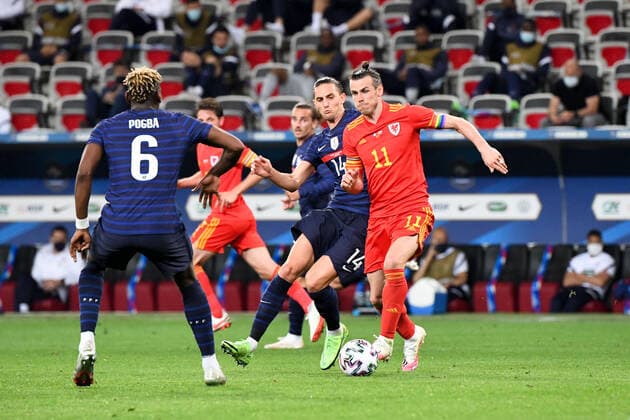 14 ADRIEN RABIOT (FRA) - 11 GARETH BALE (WAL) FOOTBALL : France vs Pays de Galles - Match Amical - Preparation UEFA EURO, EM, Europameisterschaft,Fussball 2020 - 02 06 2021 AnthonyBIBARD FEP Panoramic 