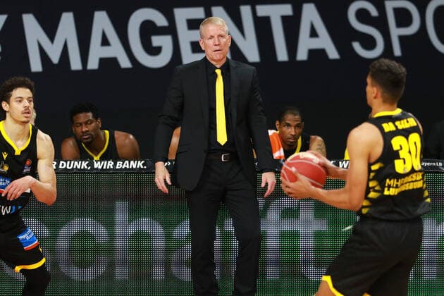 Trainer John Patrick (Ludwigsburg) Basketball, 1. Bundesliga, BBL, Playoff, Spiel 3, FC Bayern München - MHP Riesen Ludwigsburg im Audi Dome am 02.06.2021 FOTO: Mladen Lackovic LakoPress