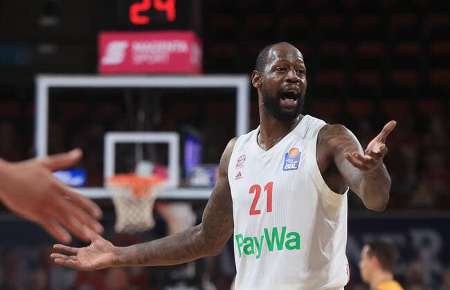 02.06.2021, BBL, FC Bayern Basket vs Ludwigsburg, Audi Dome, Muenchen , im Bild: James Gist (FCB Basketball)