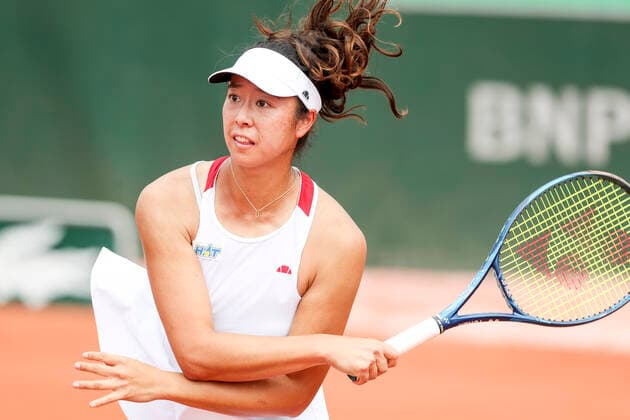 TENNIS - French Open 2021 PARIS,FRANCE,03.June.21 - TENNIS - WTA, Tennis Damen Tour, French Open, Roland Garros, Grand Slam. Image shows Ena Shibahara (JPN).  GEPAxpictures xPatrickxSteiner