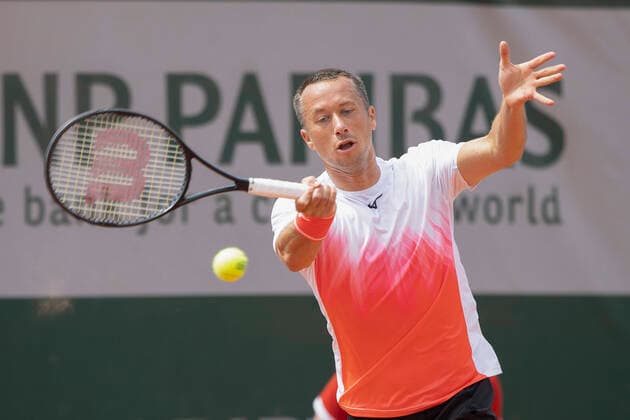 Philipp Kohlschreiber(GER) Tennis - French Open 2021 - Grand Slam - Roland Garros - Paris - - France - 3 June 2021. Copyright: xJuergenxHasenkopfx