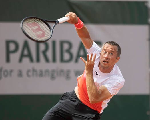 Philipp Kohlschreiber(GER) Tennis - French Open 2021 - Grand Slam - Roland Garros - Paris - - France - 3 June 2021. Copyright: xJuergenxHasenkopfx