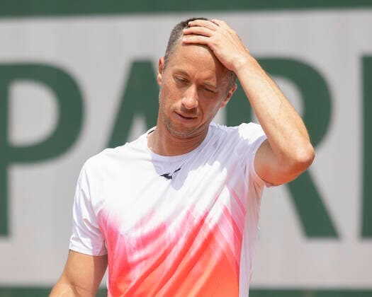 Philipp Kohlschreiber(GER) Tennis - French Open 2021 - Grand Slam - Roland Garros - Paris - - France - 3 June 2021. Copyright: xJuergenxHasenkopfx