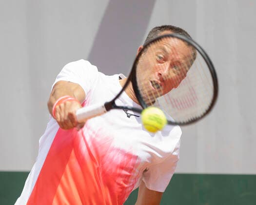 Philipp Kohlschreiber(GER) Tennis - French Open 2021 - Grand Slam - Roland Garros - Paris - - France - 3 June 2021. Copyright: xJuergenxHasenkopfx