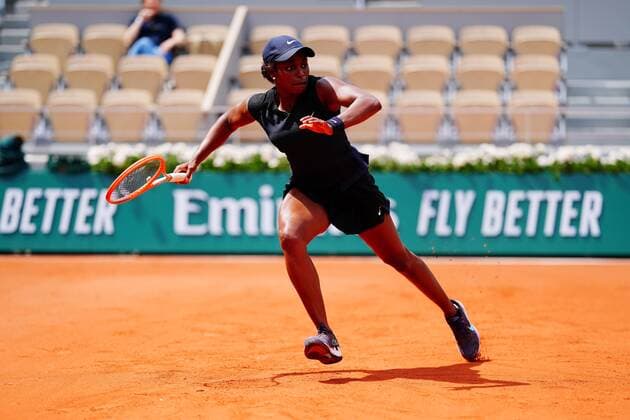 Mandatory Credit: Photo by Javier Garcia BPI Shutterstock (12010909cs) Sloane Stephens in second round action French Open Tennis, Day Five, Roland Garros, Paris, France - 03 Jun 2021 French Open Tennis, Day Five, Roland Garros, Paris, France - 03 Jun 2021  Copyright: xJavierxGarcia BPI Shutterstockx 12010909cs