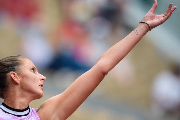 Kristyna Pliskova ( Tcheque ) TENNIS : Roland Garros 2021 - Internationaux de France - 03 06 2021 FedericoPestellini Panoramic 
