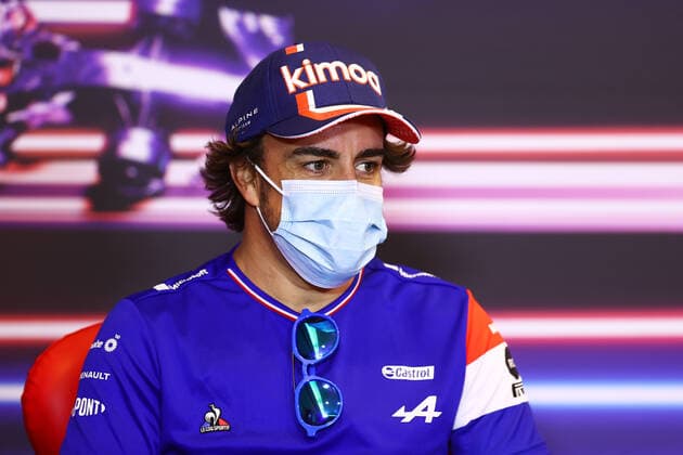 F1 Grand Prix of Azerbaijan 14 Fernando Alonso (ESP, Alpine F1 Team), F1 Grand Prix of Azerbaijan at Baku City Circuit on June 3, 2021 in Baku, Azerbaijan. (Photo by Francois Nel Getty Images FIA Pool via HOCH ZWEI) Baku Baku City Circuit Azerbaijan Poolfoto HOCH ZWEI Pool Getty Images ,EDITORIAL USE ONLY
