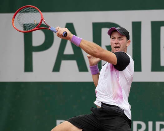Dominik Koepfer Tennis - French Open 2021 - Grand Slam - Roland Garros - Paris - - France - 3 June 2021. Copyright: xJuergenxHasenkopfx