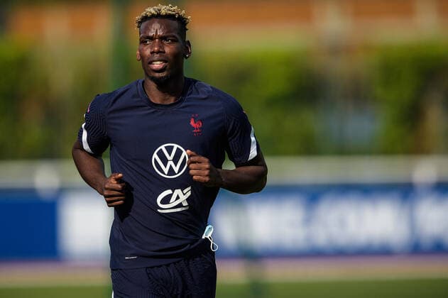 Paul Pogba ( France ) - FOOTBALL : Entrainement de l equipe de France au CNF - Clairefontaine - 03 06 2021 FedericoPestellini Panoramic 
