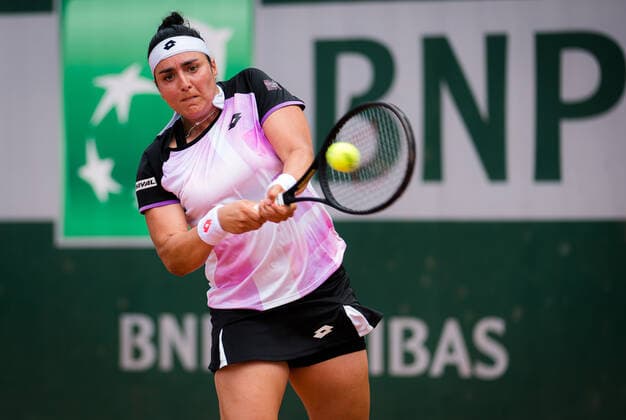 June 3, 2021, PARIS, FRANCE: Ons Jabeur of Tunisia in action during her second-round match at the 2021 Roland Garros Grand Slam Tournament against Astra Sharma of Australia PARIS FRANCE - ZUMAa181 0120200869st Copyright: xRobxPrangex