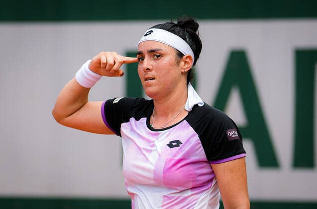 Sport Bilder des Tages June 3, 2021, PARIS, FRANCE: Ons Jabeur of Tunisia in action during her second-round match at the 2021 Roland Garros Grand Slam Tournament against Astra Sharma of Australia PARIS FRANCE - ZUMAa181 0120200937st Copyright: xRobxPrangex