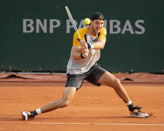 Jan-Lennard Struff (GER) Tennis - French Open 2021 - Grand Slam - Roland Garros - Paris - - France - 3 June 2021. Copyright: xJuergenxHasenkopfx