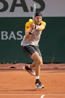 Jan-Lennard Struff (GER) Tennis - French Open 2021 - Grand Slam - Roland Garros - Paris - - France - 3 June 2021. Copyright: xJuergenxHasenkopfx