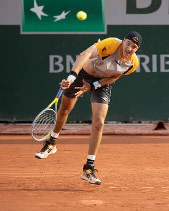 Jan-Lennard Struff (GER) Tennis - French Open 2021 - Grand Slam - Roland Garros - Paris - - France - 3 June 2021. Copyright: xJuergenxHasenkopfx
