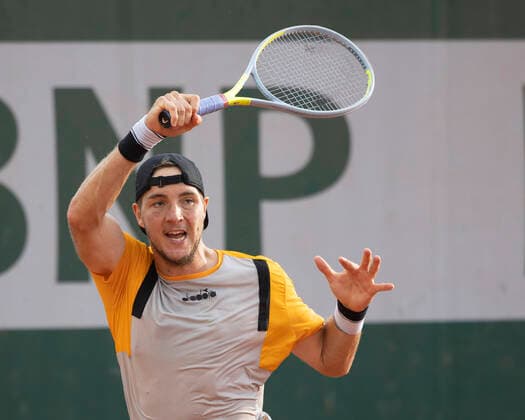Jan-Lennard Struff (GER) Tennis - French Open 2021 - Grand Slam - Roland Garros - Paris - - France - 3 June 2021. Copyright: xJuergenxHasenkopfx