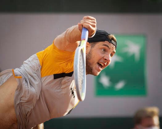 Jan-Lennard Struff (GER) Tennis - French Open 2021 - Grand Slam - Roland Garros - Paris - - France - 3 June 2021. Copyright: xJuergenxHasenkopfx