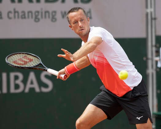 Philipp Kohlschreiber(GER) Tennis - French Open 2021 - Grand Slam - Roland Garros - Paris - - France - 3 June 2021. Copyright: xJuergenxHasenkopfx