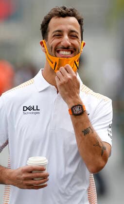 3 Daniel Ricciardo (AUS, McLaren F1 Team), F1 Grand Prix of Azerbaijan at Baku City Circuit on June 4, 2021 in Baku, Azerbaijan. (Photo by HOCH ZWEI) Baku Azerbaijan