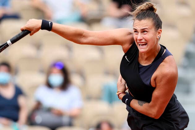 TENNIS - French Open 2021 PARIS,FRANCE,04.June.21 - TENNIS - WTA, Tennis Damen Tour, French Open, Roland Garros, Grand Slam. Image shows Aryna Sabalenka (BLR).  GEPAxpictures xPatrickxSteiner
