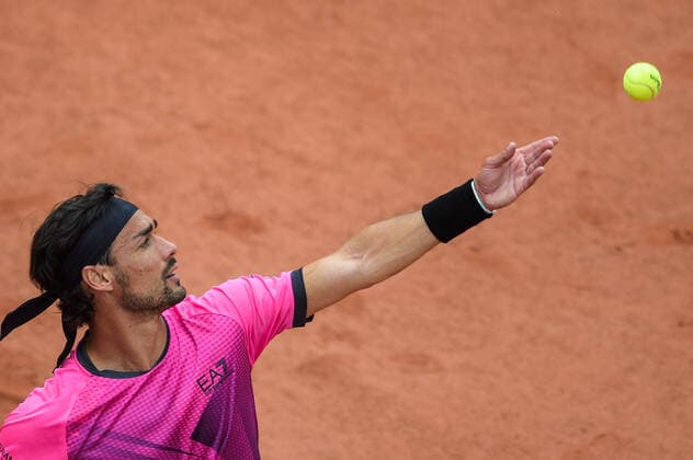 Fabio Fognini ( Italie ) TENNIS : Roland Garros 2021 - Internationaux de France - 04 06 2021 FedericoPestellini Panoramic 