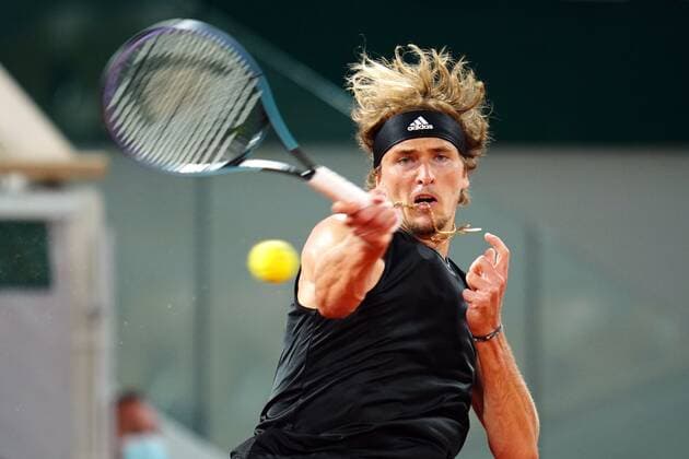 Mandatory Credit: Photo by Javier Garcia BPI Shutterstock (12014081hp) Alexander Zverev during his third round match French Open Tennis, Day Six, Roland Garros, Paris, France - 04 Jun 2021 French Open Tennis, Day Six, Roland Garros, Paris, France - 04 Jun 2021  Copyright: xJavierxGarcia BPI Shutterstockx 12014081hp