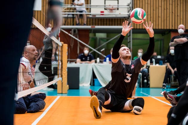 WORLD ParaVolley Men’s Final Qualifier Tokyo 2020 Paralympic Games: Kanada - Kroatien; 04.06.2021 Austin Hinchey (Kanada, 3) WORLD ParaVolley Men’s Final Qualifier Tokyo 2020 Paralympic Games: Kanada - Kroatien; Duisburg Sportschule Wedau Copyright: xBEAUTIFULxSPORTS Wunderlx