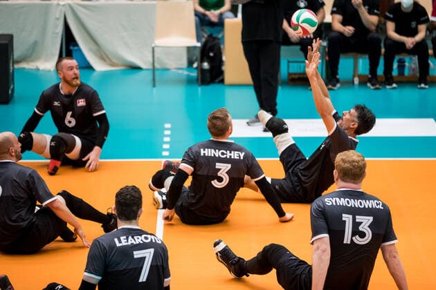WORLD ParaVolley Men’s Final Qualifier Tokyo 2020 Paralympic Games: Kanada - Kroatien; 04.06.2021 Jose Rebelo (Kanada, 11) WORLD ParaVolley Men’s Final Qualifier Tokyo 2020 Paralympic Games: Kanada - Kroatien; Duisburg Sportschule Wedau Copyright: xBEAUTIFULxSPORTS Wunderlx