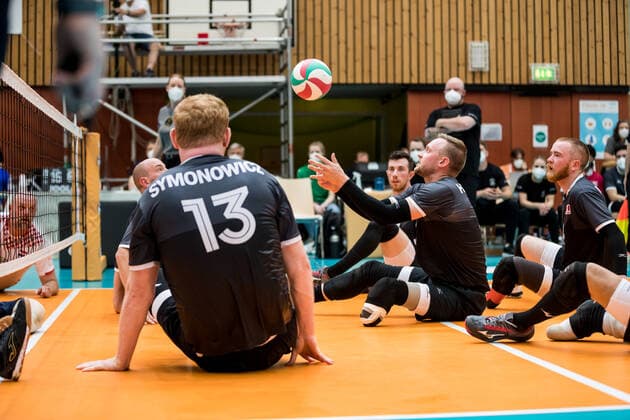 WORLD ParaVolley Men’s Final Qualifier Tokyo 2020 Paralympic Games: Kanada - Kroatien; 04.06.2021 Austin Hinchey (Kanada, 3) WORLD ParaVolley Men’s Final Qualifier Tokyo 2020 Paralympic Games: Kanada - Kroatien; Duisburg Sportschule Wedau Copyright: xBEAUTIFULxSPORTS Wunderlx