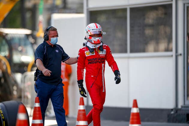 16 Charles Leclerc (MON, Scuderia Ferrari Mission Winnow), F1 Grand Prix of Azerbaijan at Baku City Circuit on June 4, 2021 in Baku, Azerbaijan. (Photo by HOCH ZWEI) Baku Azerbaijan