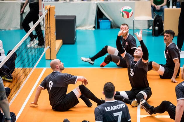 WORLD ParaVolley Men’s Final Qualifier Tokyo 2020 Paralympic Games: Kanada - Kroatien; 04.06.2021 Austin Hinchey (Kanada, 3) WORLD ParaVolley Men’s Final Qualifier Tokyo 2020 Paralympic Games: Kanada - Kroatien; Duisburg Sportschule Wedau Copyright: xBEAUTIFULxSPORTS Wunderlx