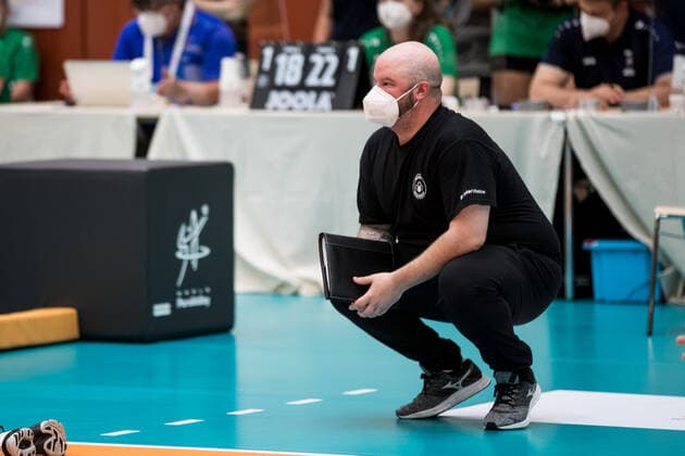 WORLD ParaVolley Men’s Final Qualifier Tokyo 2020 Paralympic Games: Kanada - Kroatien; 04.06.2021 Jeff Smith (Trainer Kanada) WORLD ParaVolley Men’s Final Qualifier Tokyo 2020 Paralympic Games: Kanada - Kroatien; Duisburg Sportschule Wedau Copyright: xBEAUTIFULxSPORTS Wunderlx