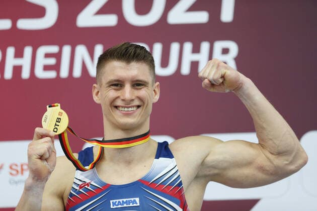 Bilder des Jahres 2021, Sport 06 Juni Sport Themen der Woche KW22 Sport Bilder des Tages Lukas Dauser, Unterhaching, during 2021 German championships ( Die Finals ) in Dortmund; 04 06 2021; *** Lukas Dauser, Unterhaching, during 2021 German championships The finals in Dortmund 04 06 2021 