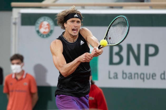 Alexander Zverev (GER) Tennis - French Open 2021 - Grand Slam - Roland Garros - Paris - - France - 4 June 2021. Copyright: xJuergenxHasenkopfx