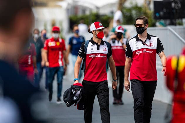 99 Antonio Giovinazzi (ITA, Alfa Romeo Racing ORLEN), F1 Grand Prix of Azerbaijan at Baku City Circuit on June 4, 2021 in Baku, Azerbaijan. (Photo by HOCH ZWEI) Baku Azerbaijan
