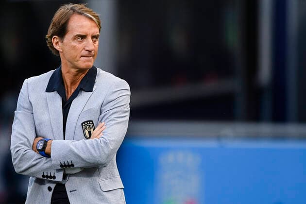 Photo LaPresse - Fabio Ferrari June 04, 2021 Bologna, Italy soccer Italy vs Czech Republic - Friendly match - & x2018;Dall Ara Stadium of Bologna. In the pic:Roberto Mancini (Italy)  Copyright: xFabioxFerrari LaPressex