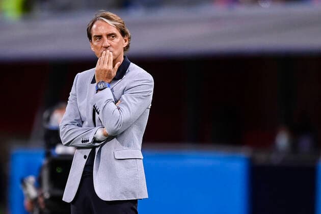 Photo LaPresse - Fabio Ferrari June 04, 2021 Bologna, Italy soccer Italy vs Czech Republic - Friendly match - & x2018;Dall Ara Stadium of Bologna. In the pic:Roberto Mancini (Italy)  Copyright: xFabioxFerrari LaPressex