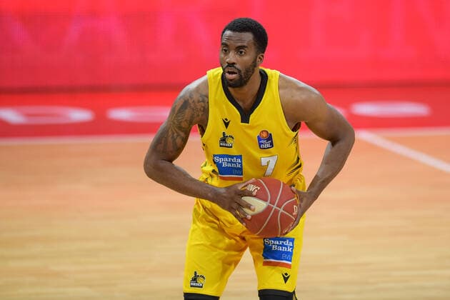 Basketball, BBL, 20210604, FC Bayern München - MHP RIESEN Ludwigsburg. Im Bild Jamel MCLEAN (MHP Riesen Ludwigsburg, 7). München Audi Dome Bayern Deutschland Copyright: Passion2Press MarkusxFischerx
