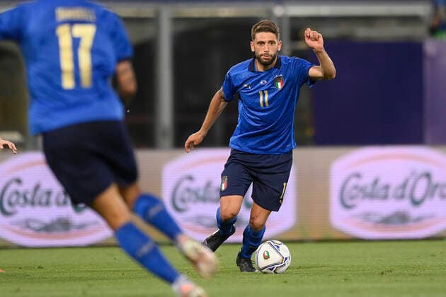 Photo LaPresse - Fabio Ferrari June 04, 2021 Bologna, Italy soccer Italy vs Czech Republic - Friendly match - & x2018;Dall Ara Stadium of Bologna. In the pic:Domenico Berardi (Italy)  Copyright: xFabioxFerrari LaPresex